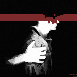 Redraw of the album cover for The Slip by Nine Inch Nails.