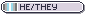 Tiny button with a demi-guy flag and he slash they pronounce set.